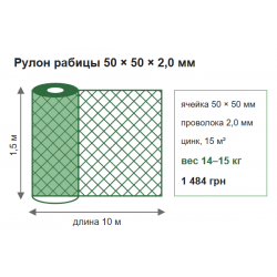 Сетка рабица: сколько метров в рулоне и сколько весит рулон