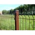 Photo Fence mesh 1.03 brown-ral 8017/Zn+PPL/3D/3-4/SZ car park fencing