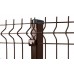 Photo Fence mesh 1.23 brown-ral 8017/Zn+PPL/3D/4-4/SZ car park fencing
