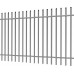 Zdjęcie Ogrodzenie metalowe "Deco security" 2,5x2 z rury profilowej Ogrodzenie ⚡ z profilu metalowego