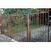 Фото Ворота металлические  "Дзен" 4х1.5 м Забор из металлопрофиля