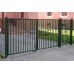 Фото Ворота металлические  "Дзен" 3х1.5 м Забор из металлопрофиля