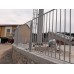 Фото Металлический забор "Дзен стандарт" 2.5х2 из профильной трубы Забор из металлопрофиля
