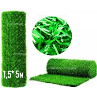 Штучний зелений паркан (огорожа) Green mix трава H -1.5х5