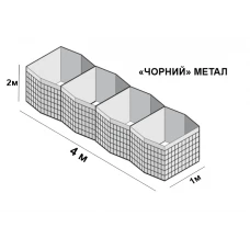 Фото Габион военный 1х2х4Fe Габионы военного назначения